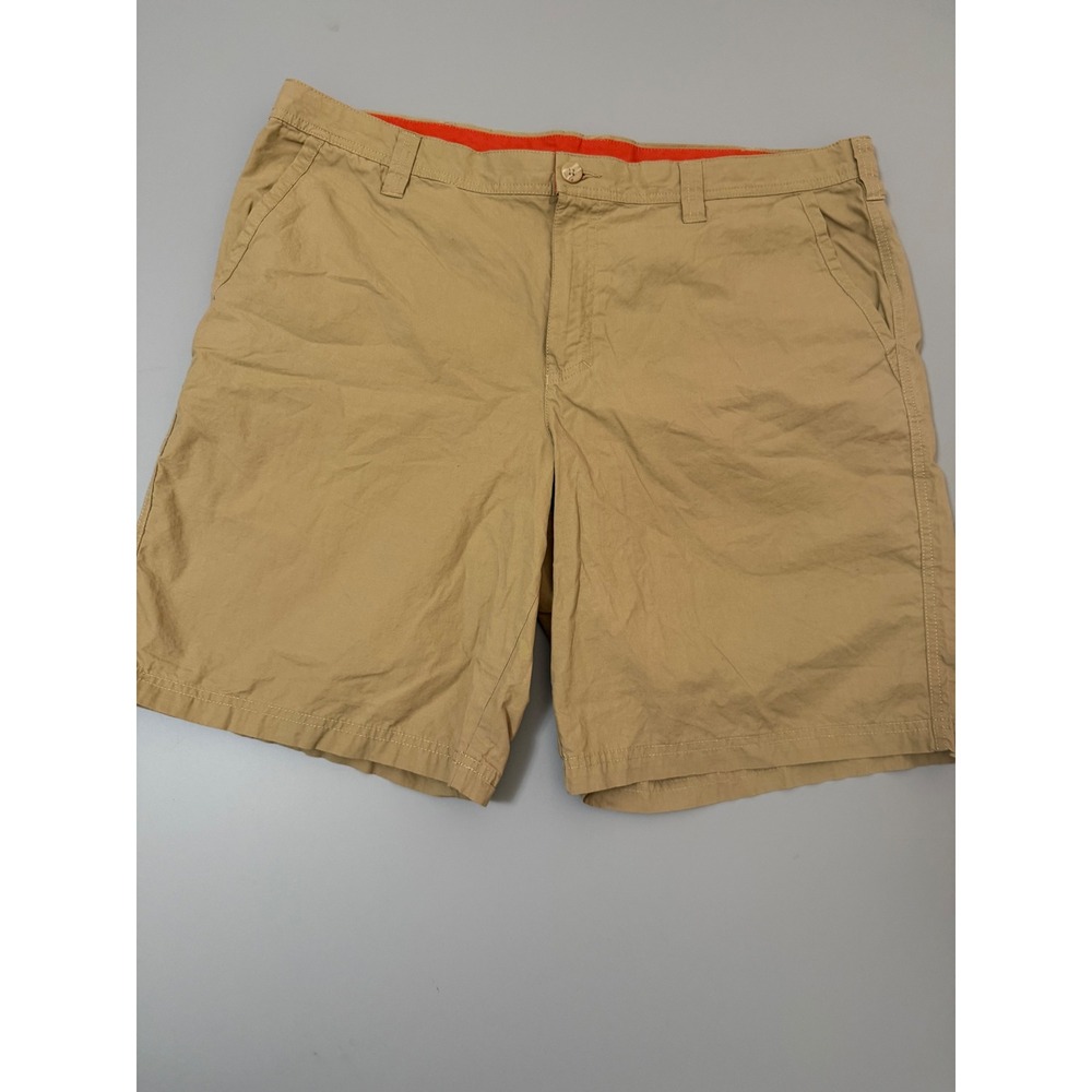 Columbia Sportswear Mens Khaki Tan Casual Shorts Size 40W 10L‎ AM4471 Cotton